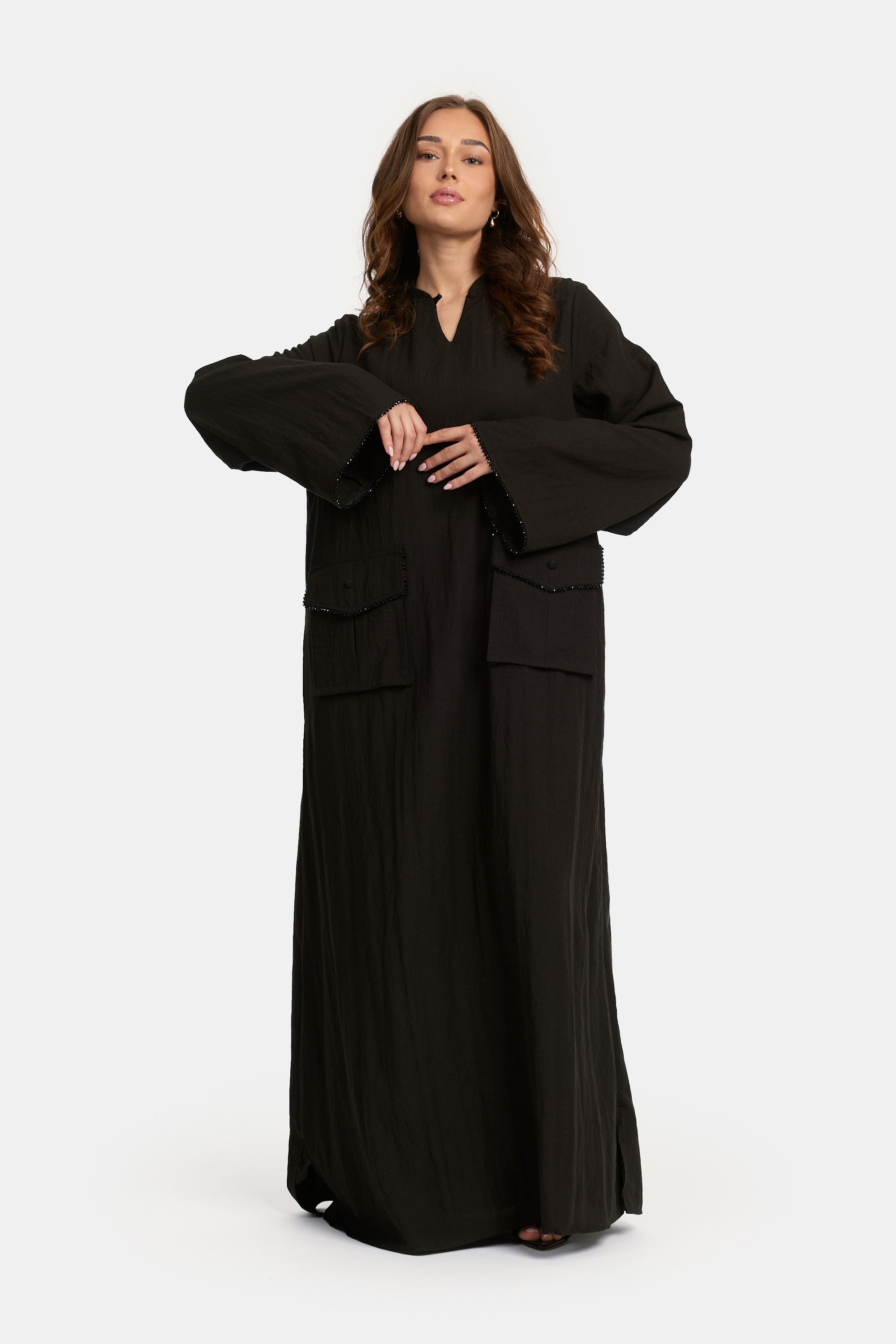 Pocket Dress Textured Edition - Black