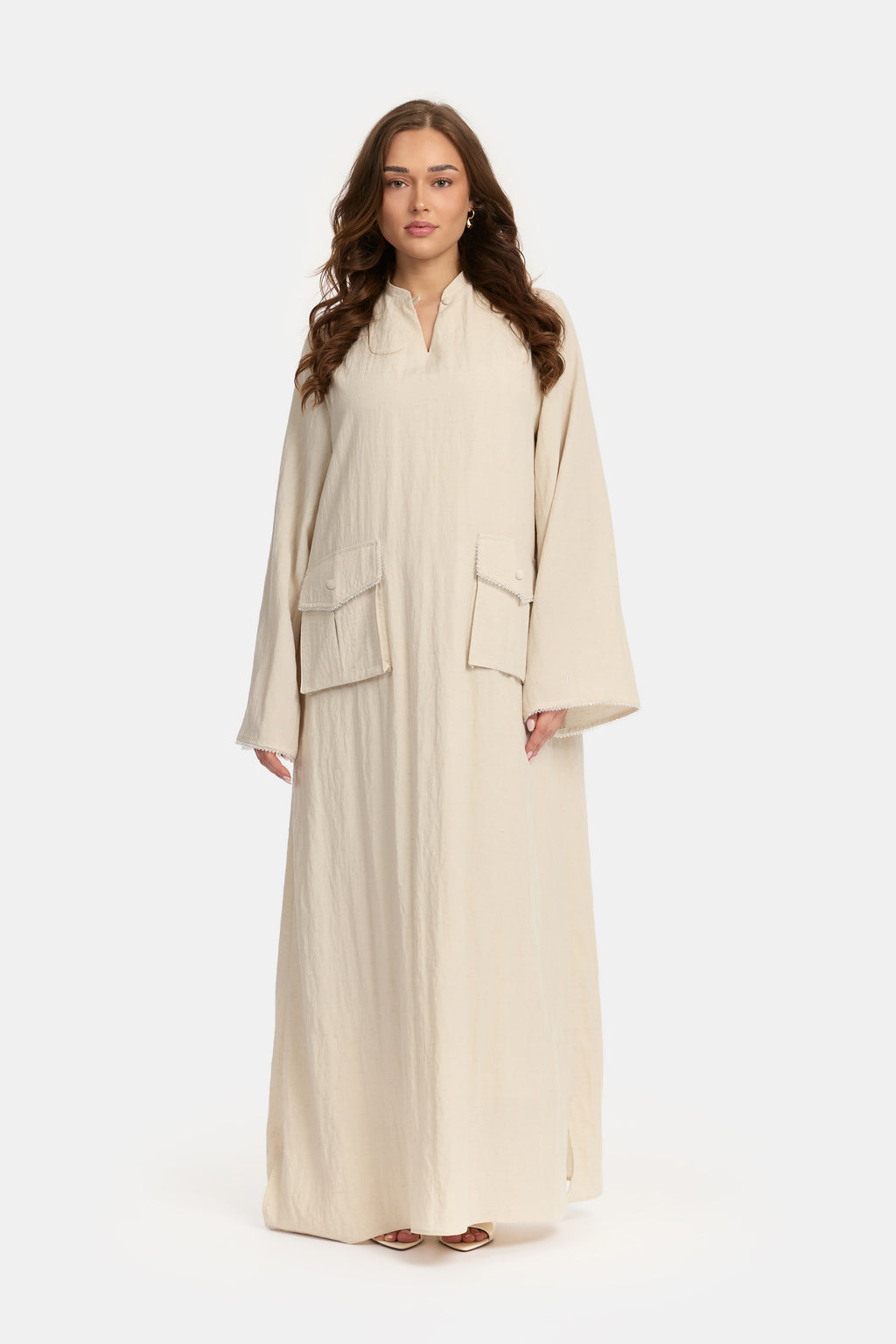 Pocket Dress Textured Edition - Sandy Cream