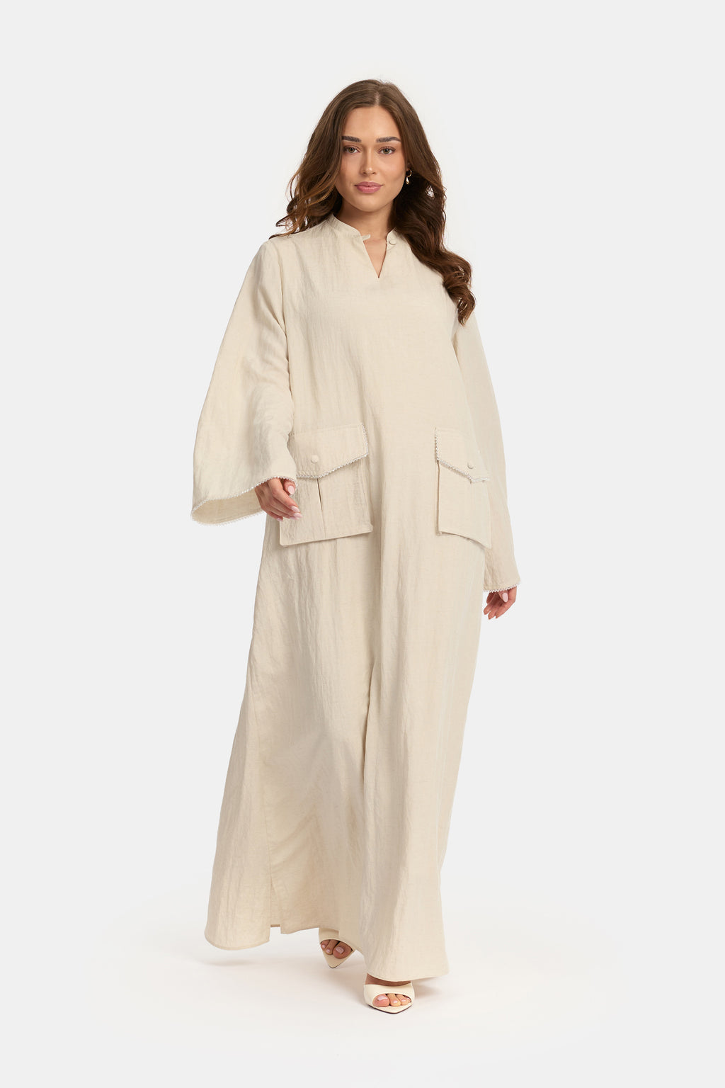 Pocket Dress Textured Edition - Sandy Cream