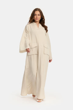 Pocket Dress Textured Edition - Sandy Cream