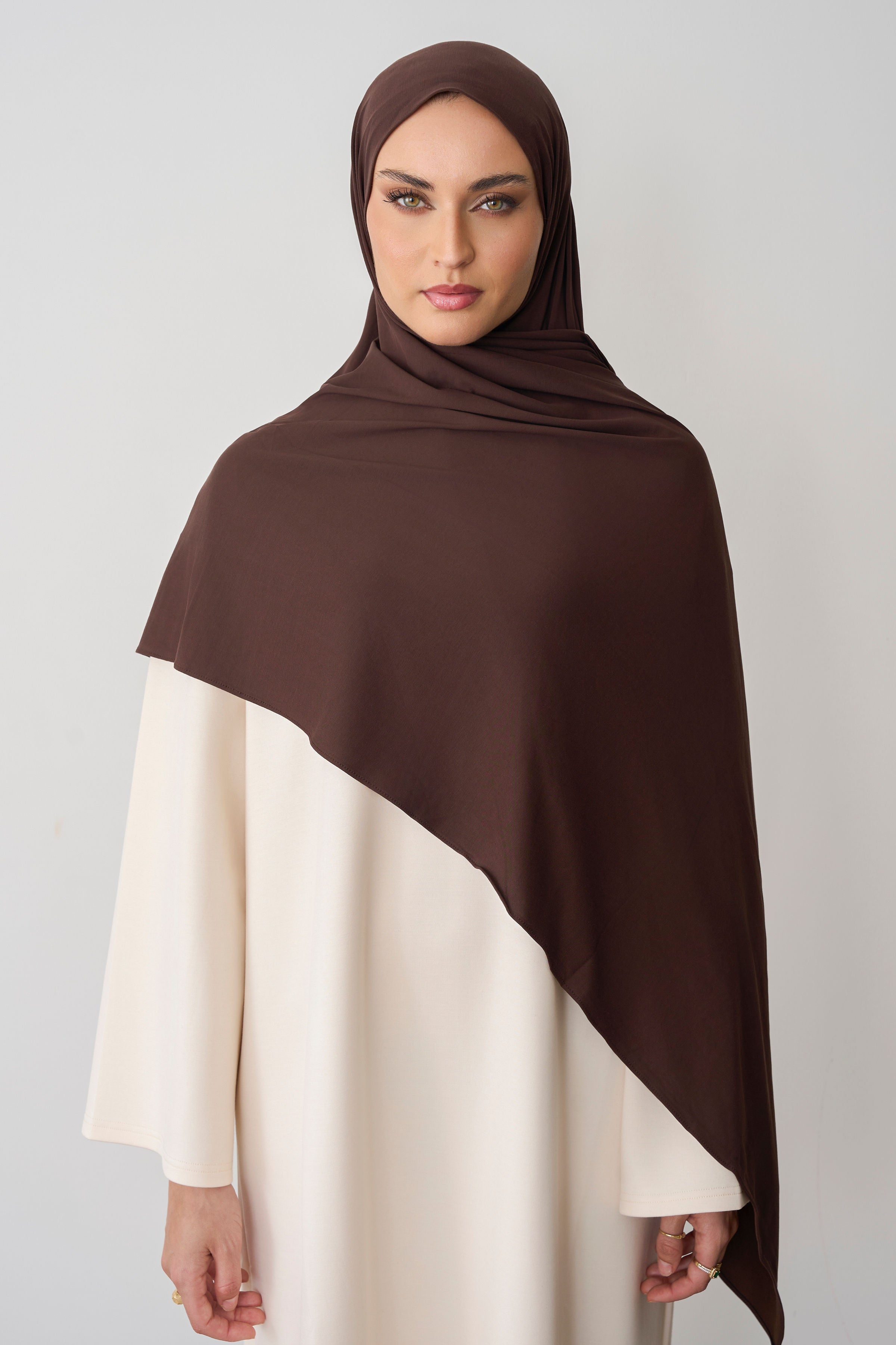 Soft Modal Scarf | Cocoa Noir
