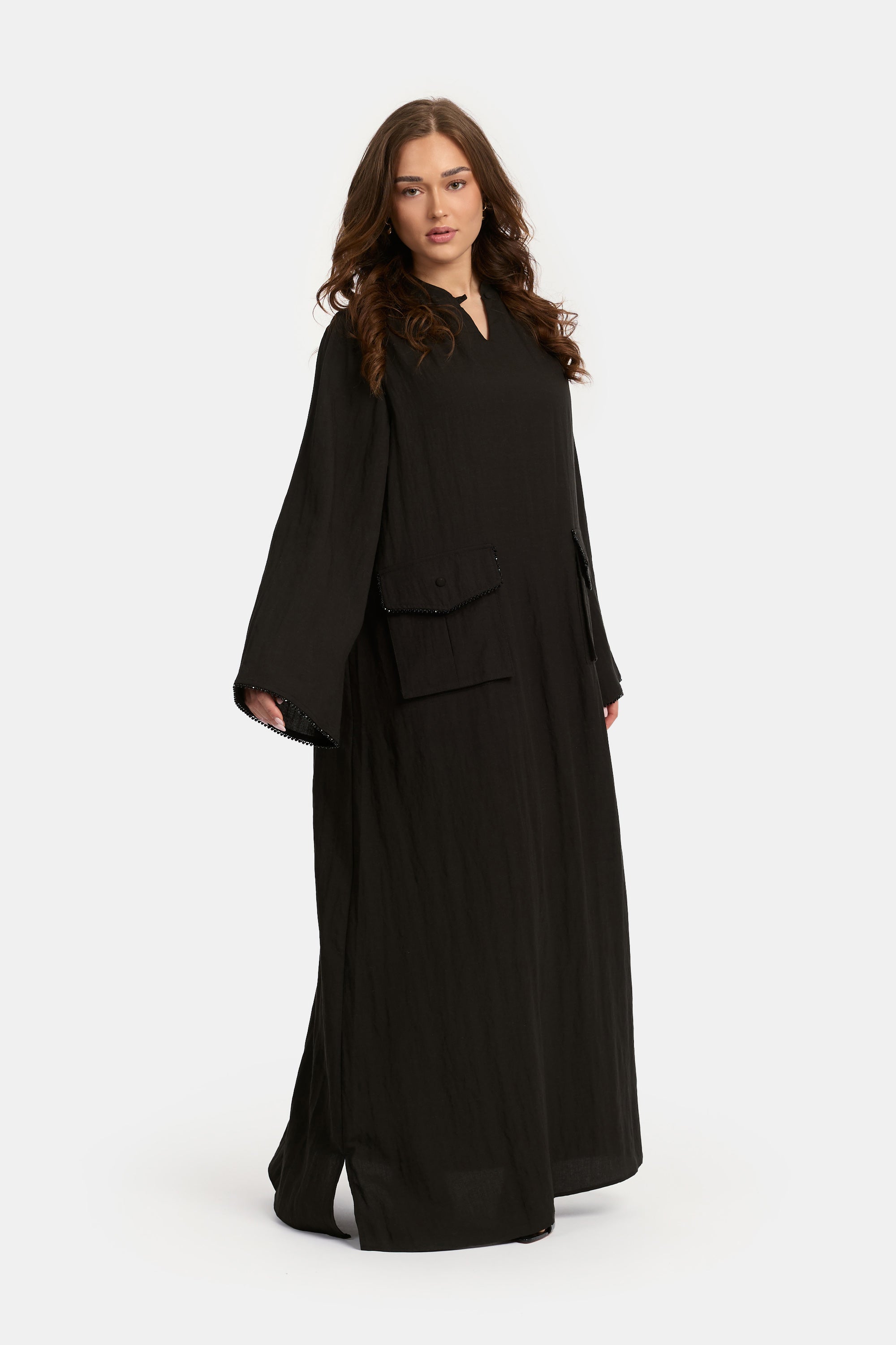 Pocket Dress Textured Edition - Black