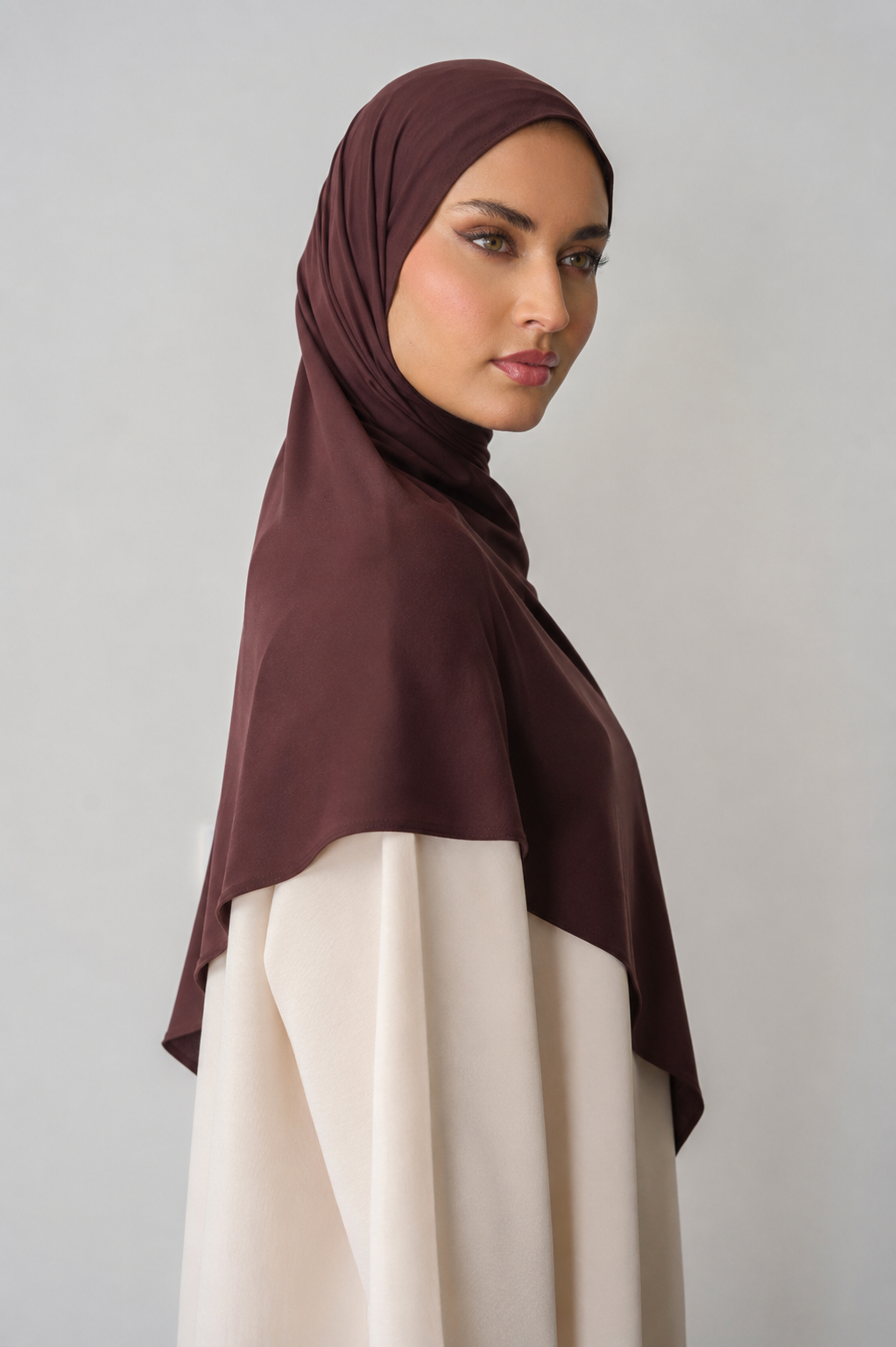 Soft Modal Scarf | Choclate Plum