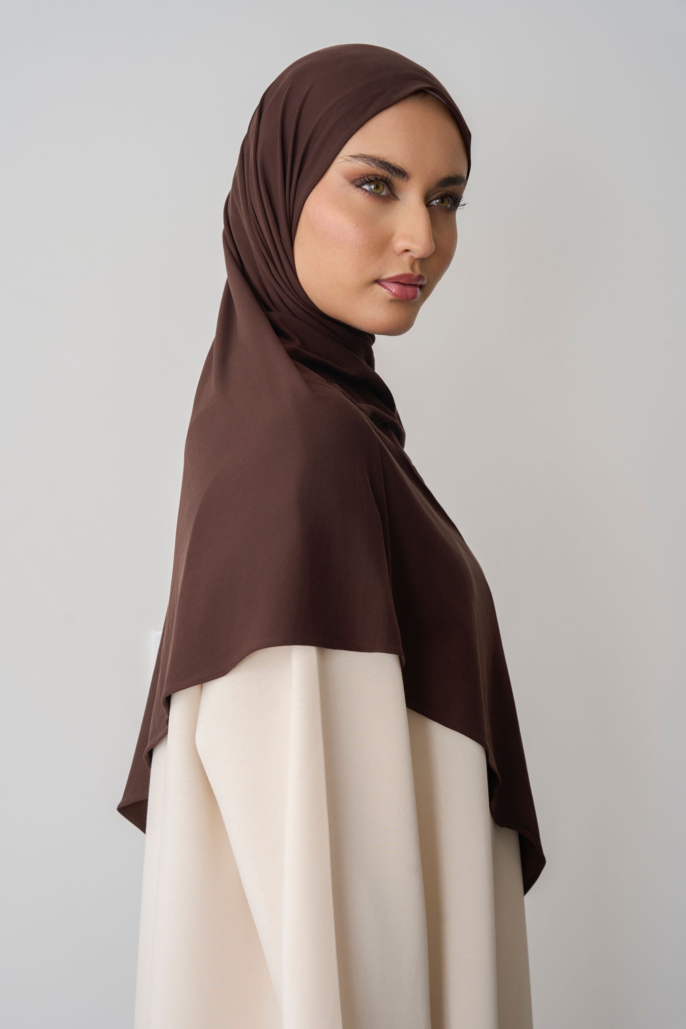 Soft Modal Scarf | Cocoa Noir