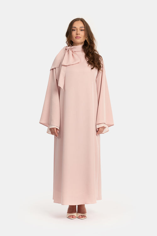 Bow Dress - Blush