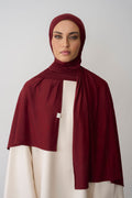 Liquid Jersey Stone Scarf | Cherry