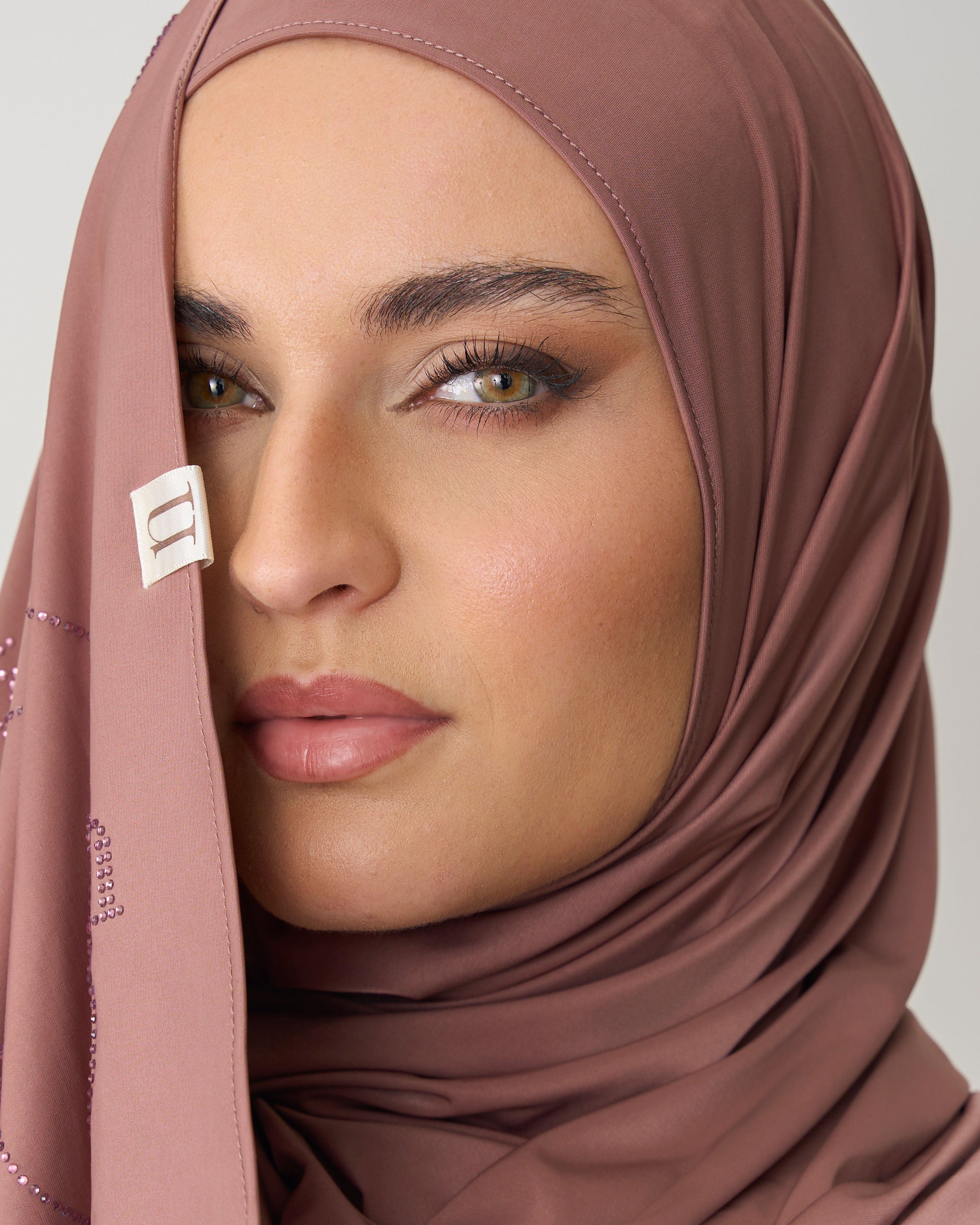 Liquid Jersey Stone Scarf | Rosewood