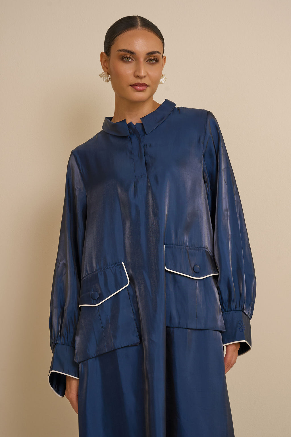 NIYA THE LABEL BLUE DRESS